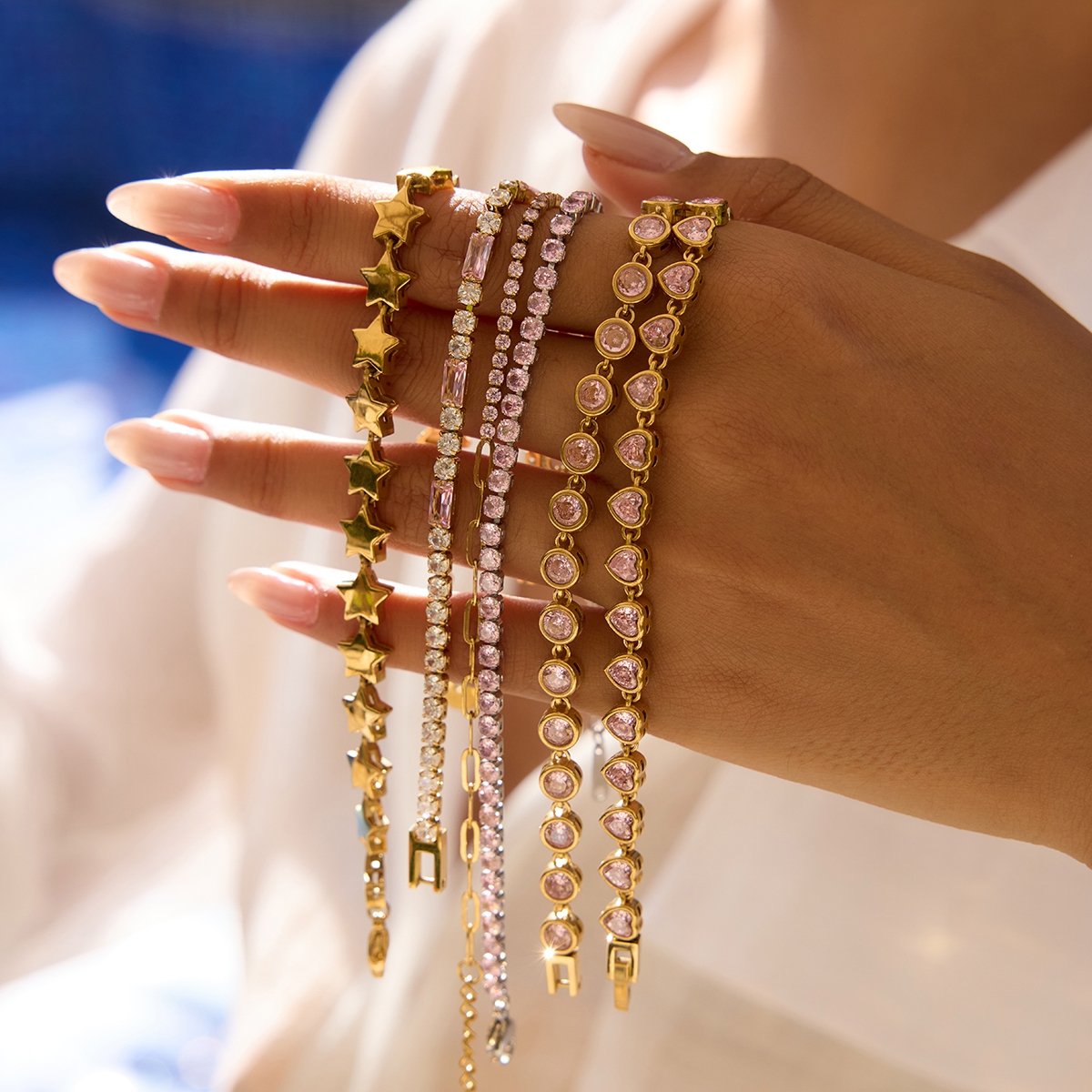 Styling náramku ELENYS Valena Pink